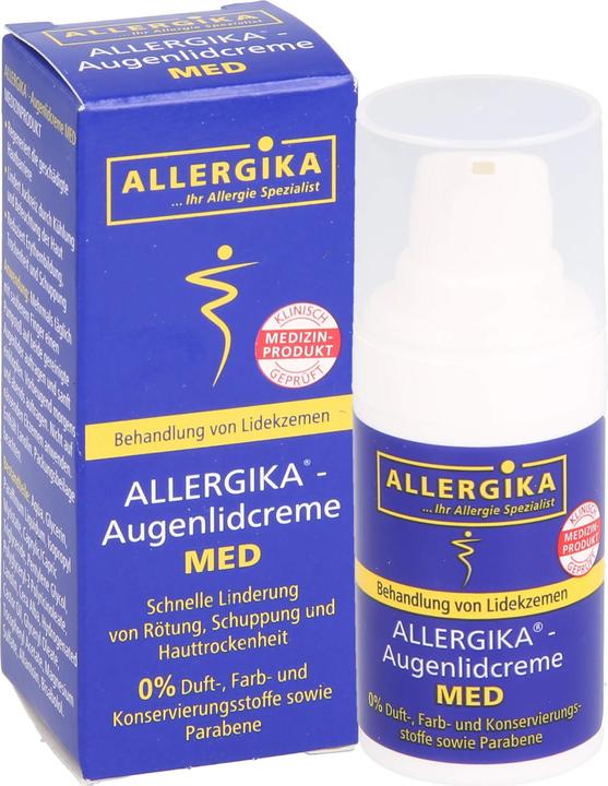Image du produit Allergika Crème pour les paupières Med (Crème pour les yeux, 15 ml, Jour + nuit)