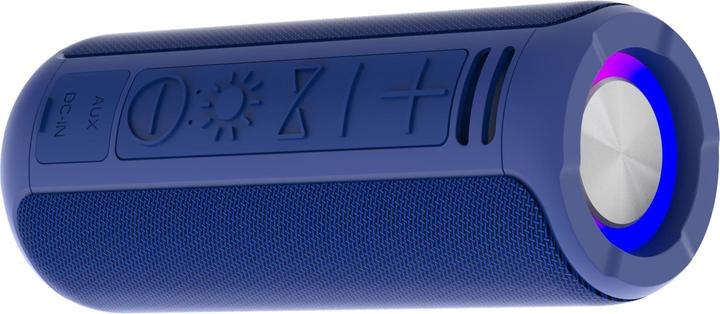 Actual product image Denver Portable speaker BTV-213BU, blue (3 h, Electrical connection)