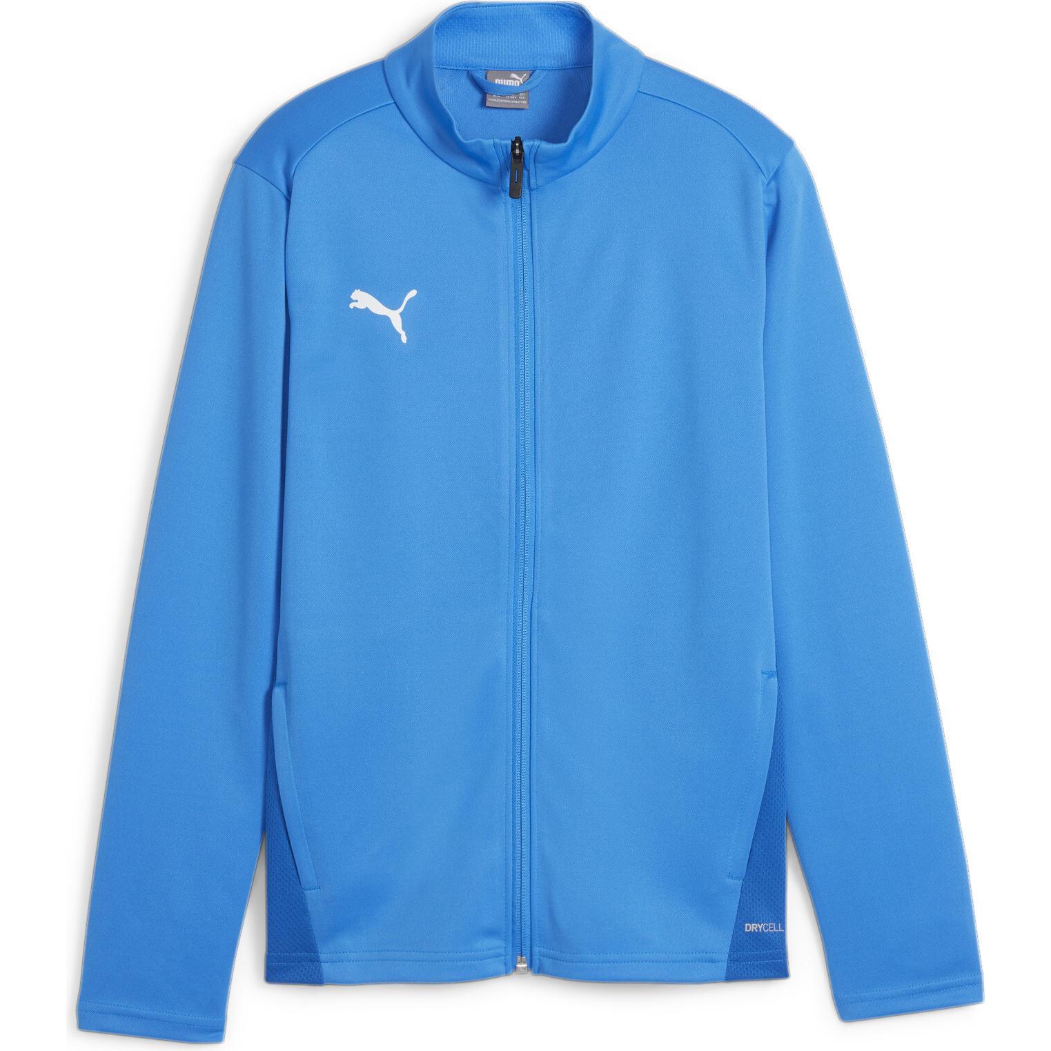 Puma, Jungen, Jacke, teamGOAL Training Jacket Jr (164), Blau, 164