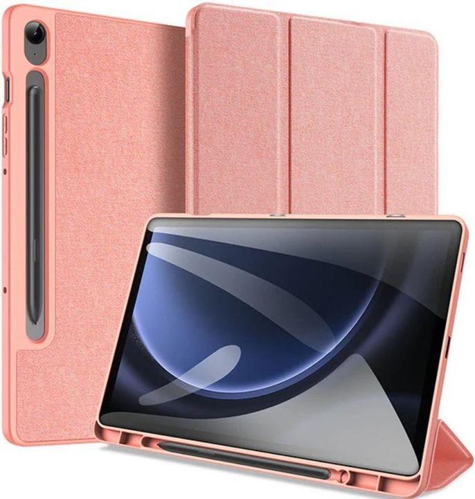 Image du produit Samsung Galaxy Tab S10 FE Plus - Ducis Domo Series, aufstellbares Flip-Etui, Pink (Samsung Galaxy Tab S10 FE+)