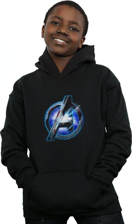 Produktbild Avengers Endgame Glowing Logo Kapuzenpullover Jungen (152, 158)