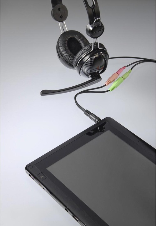 Produktbild Hama Audio-Adapter, 4pol. 3,5-mm-Klinke-Stecker - 2x 3pol. 3,5-mm-Klinke-Headset