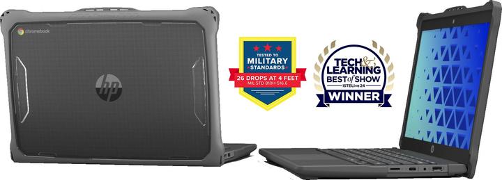 Produktbild MaxCases Extreme Shell-F2 Slide Case For Hp Fortis Chromebook G11 14 (Gray/Clear) (14", HP)