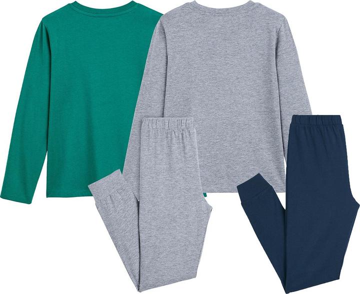 Actual product image La Redoute Collections 2-pack pyjamas Dino Campus (128)