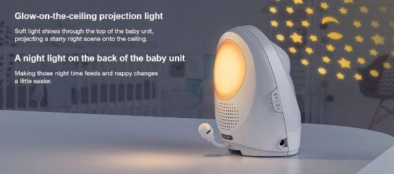 Image du produit VTech Moniteur LCD audio avec projecteur (Babyphone Audio, 300 m)