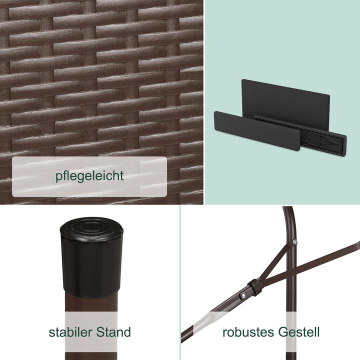 Produktbild Relaxdays 3-tlg. Bierzeltgarnitur (120 x 61 x 73 cm)