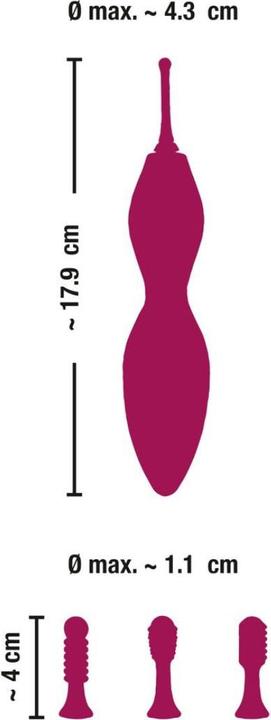 Produktbild Sweet Smile Spot Vibrator With 3 Tips