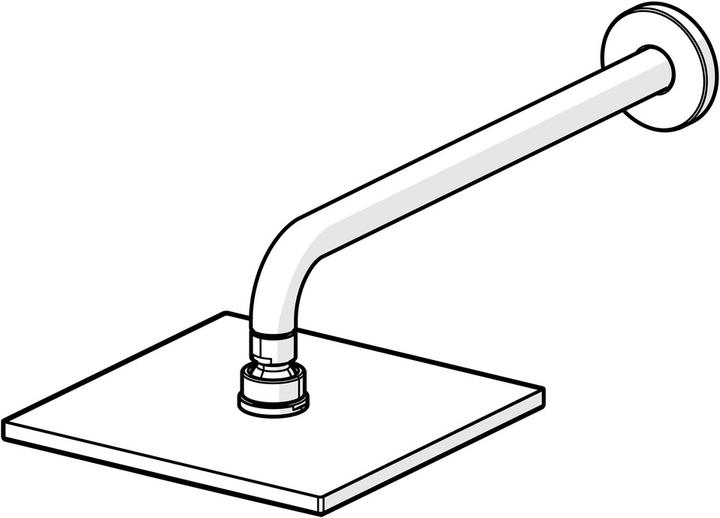 Immagine prodotto Hansa VIVA Douche de tête, 200x200 mm, débit éco, montage mural, 4426024033, 4426024033 (1 Tipi di raggi, 12 l/min)