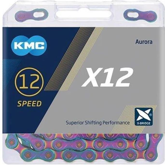 Actual product image KMC X12 Aurora Blue (12-speed)