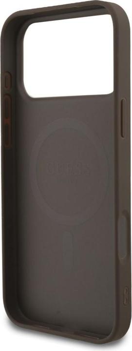 Immagine prodotto Guess - 4G Ring Classic Logo MagSafe (GUHMP17XG4GFRW) - iPhone 17 Pro Max - Brown (Apple iPhone 17 Pro Max)