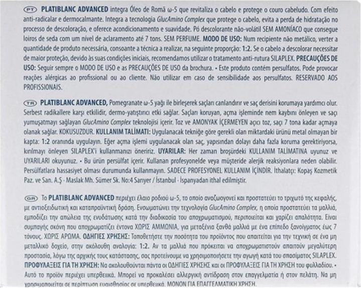 Produktbild Montibello Entfärber Platiblanc Advance Silky Blond PSB1 (500 g)