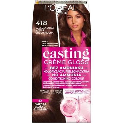 L'Oréal Paris, Haarfarbe, Casting Creme Gloss (418 Chocolate Mocha)