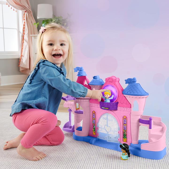 Image du produit Fisher-Price Princesses Disney – Château lumières magiques et danse (55)