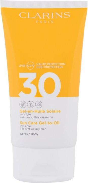 Produktbild Clarins Sun - Gel-en-Huile Solaire Corps SPF30 (Sonnencreme, SPF 30, 150 ml, 197 g)