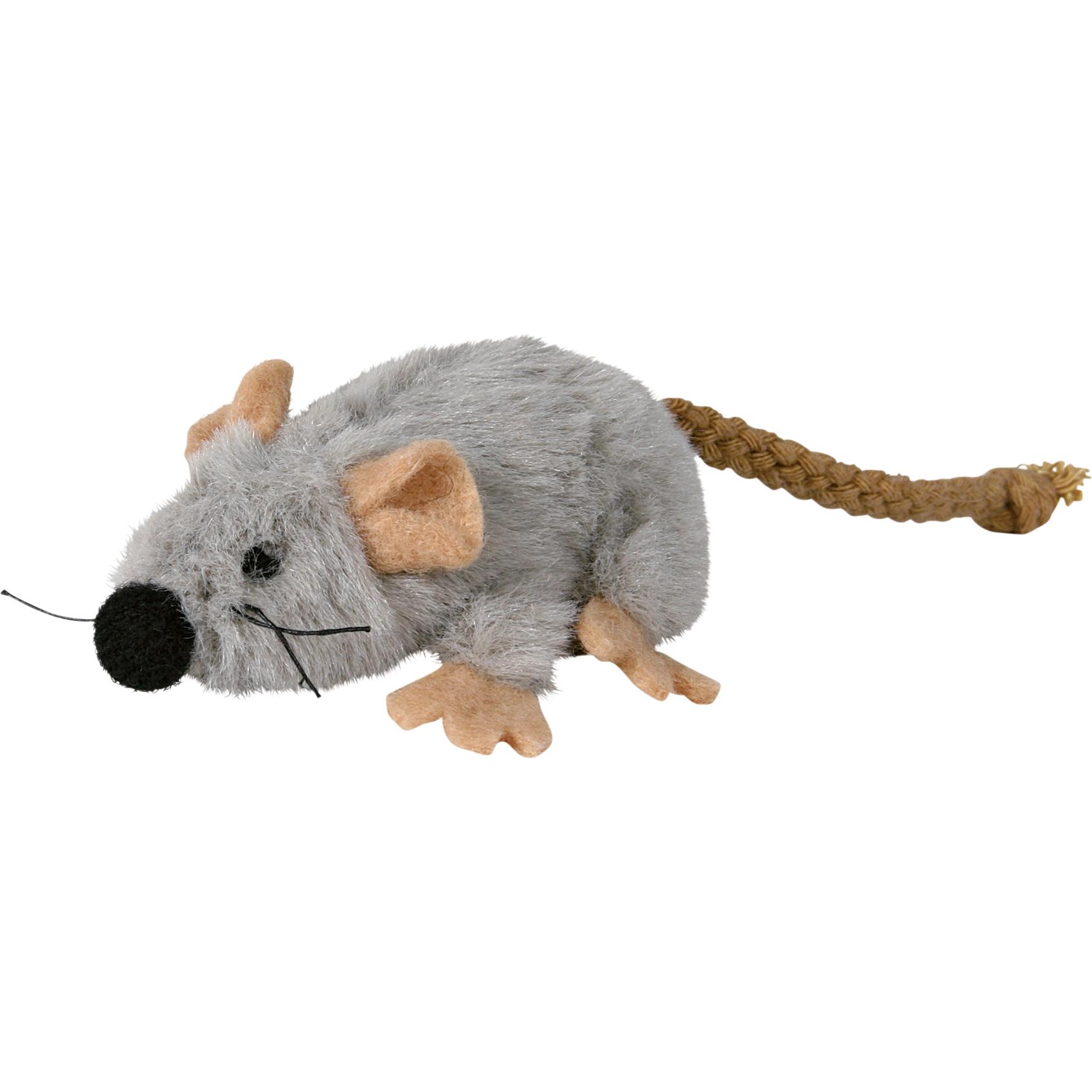 Jolly Paw Legetøjs mus, plys, 7 cm (Gatto di peluche), Gioco per gatti
