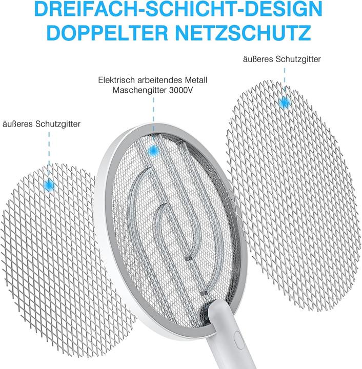 Produktbild Palone Elektrische Fliegenklatsche Premium 2-in-1