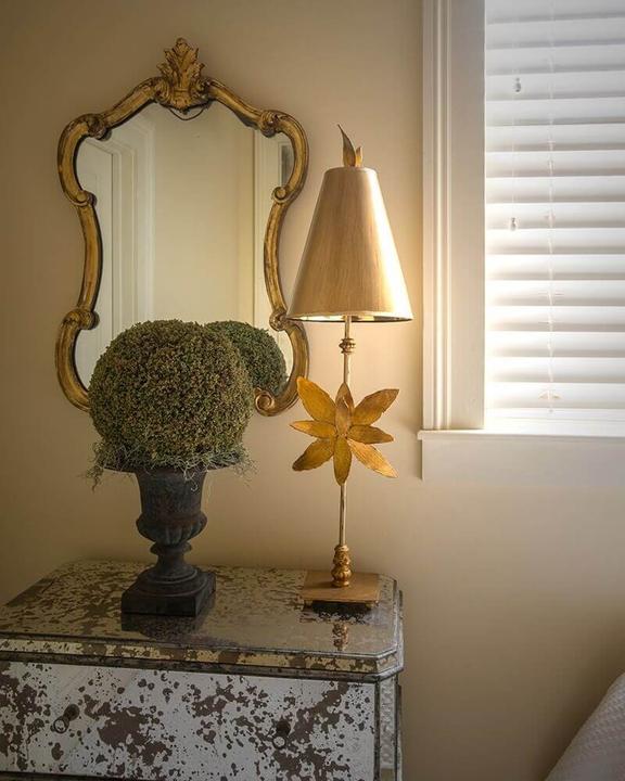 Actual product image Elstead Lighting Azalea table lamp E27 gold leaf (E27)