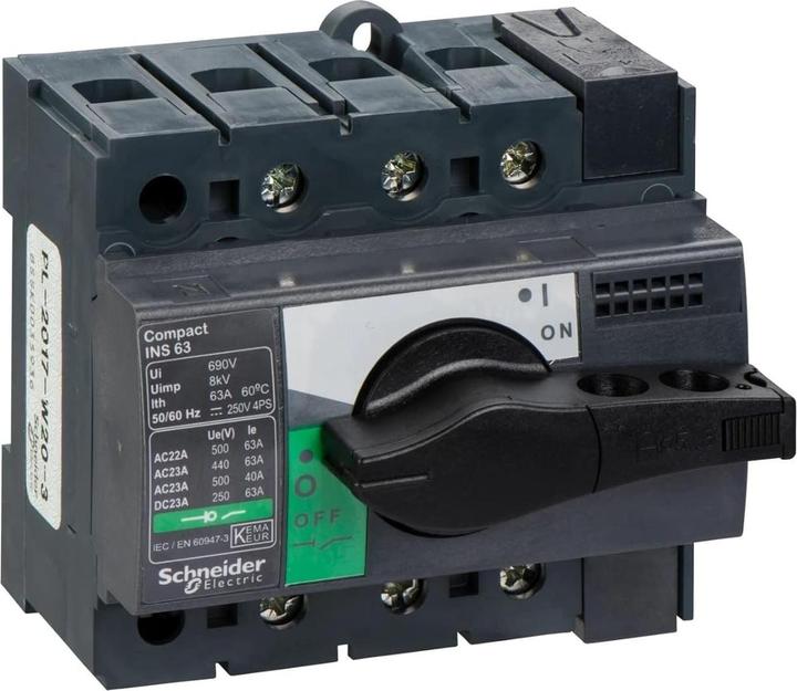 Produktbild Schneider Electric 28902 - Trennschalter - Schwarz - 90 mm - 62,5 mm - 85 mm - 500 g