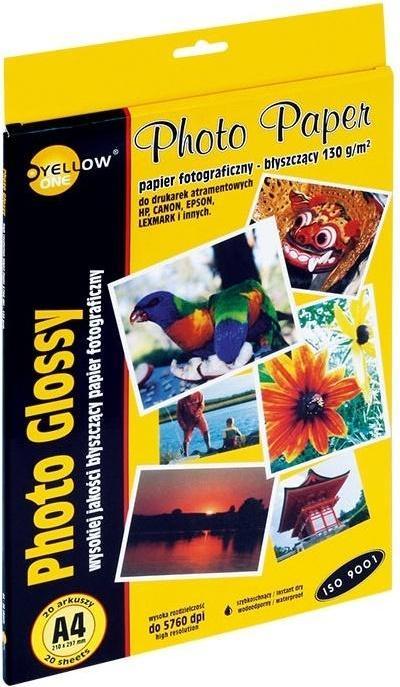 Immagine prodotto Yellow One Carta fotografica per stampanti A4 (150-1177) (130 g/m², A4, 20 pz.)