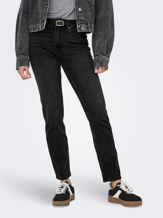 Actual product image Only ONLEmily Life HW Ankle Straight Fit Jeans (W28/L32)