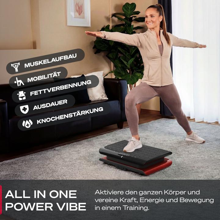 Produktbild Sportstech sVibe Lite Vibrationsplatte Rot