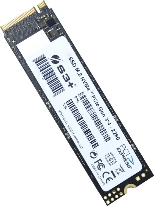 Actual product image S3Plus S3+ S3SSDD480 Solid State Drives M.2 480 GB PCI Express 3.0 TLC NVMe (480 GB, M.2 2280)
