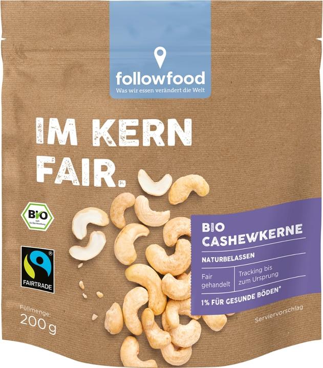 Produktbild Followfood Cashewkerne,Bio,Fair (200 g)