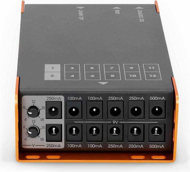 Image du produit Palmer Audio PWT 12 IEC - Alimentation universelle pour pédalier avec USB (Pédalier)