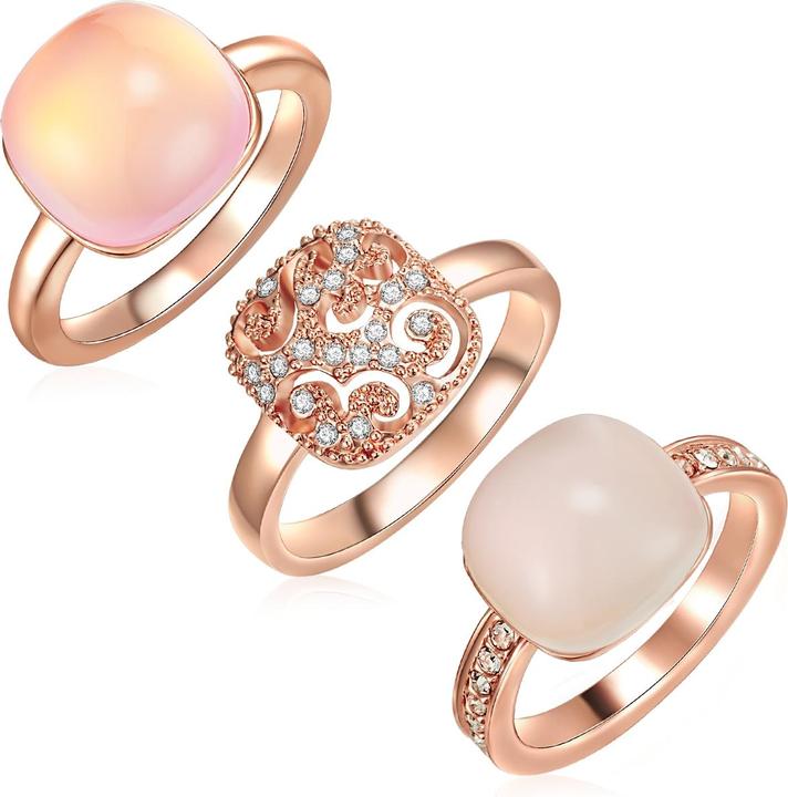 Produktbild Lulu & Jane Metall-Legierung verziert mit Kristallen von Swarovski® roségold - 33448 (54)