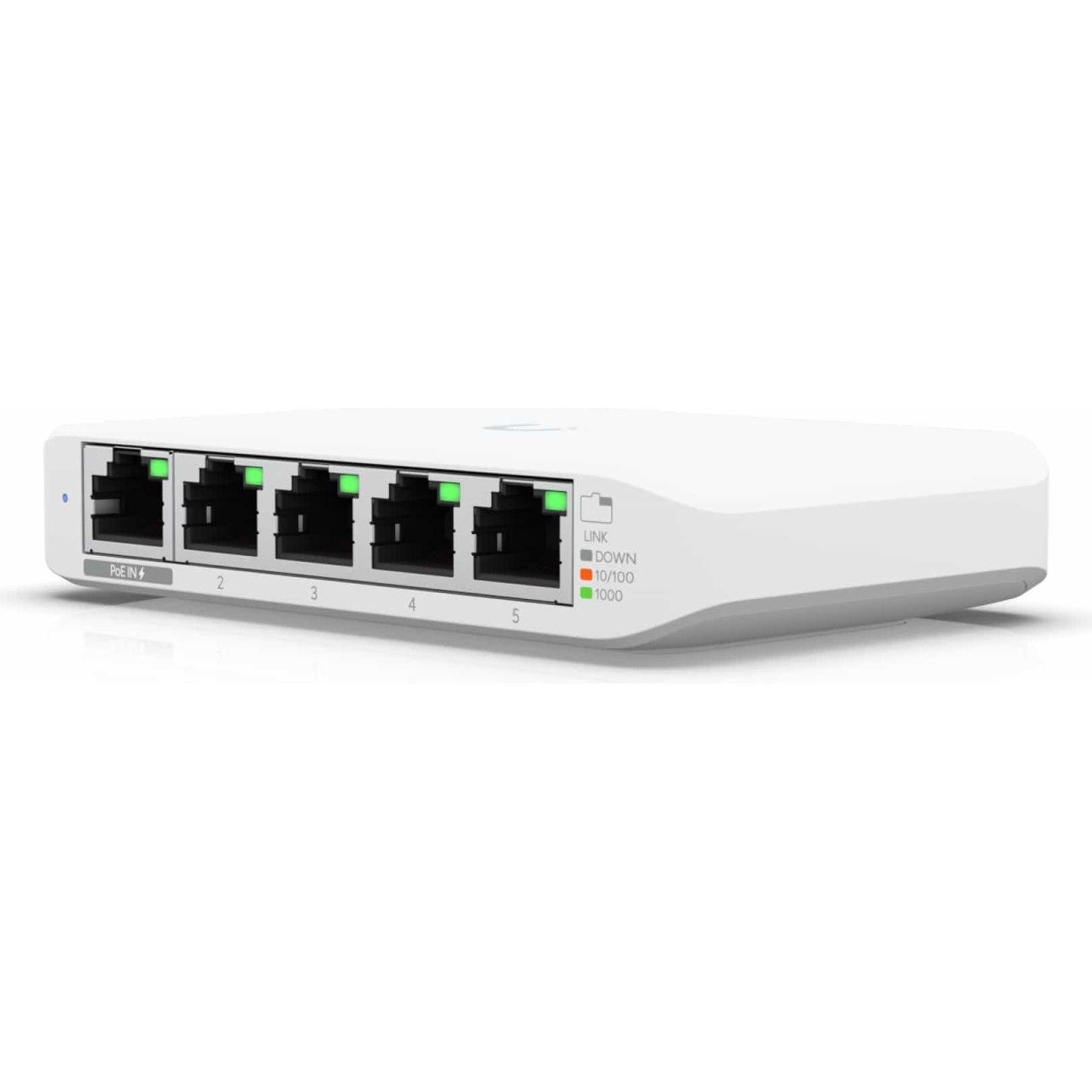 Ubiquiti Flex Mini 3er Pack (5 Ports), Netzwerk Switch, Weiss
