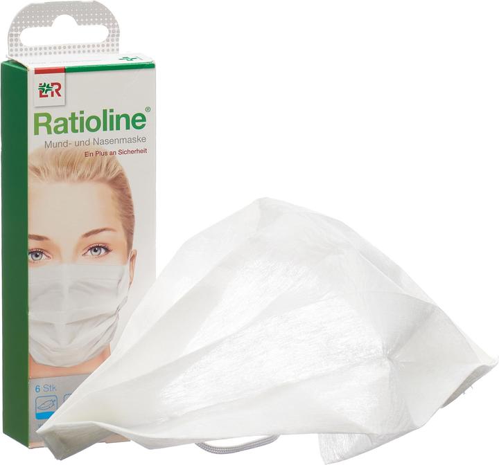 Produktbild Lohmann & Rauscher Mund- und Nasenmaske (Keine offizielle Schutzklasse, 6 x)