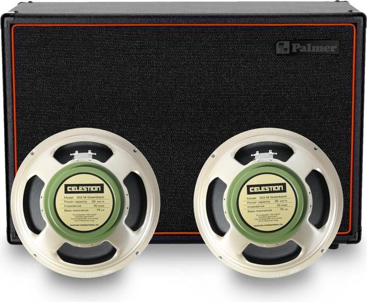 Produktbild Palmer Audio CAB 212 BX GBK - Gitarren Lautsprecherbox mit Celestion Greenback 2 x 12, Open-Back (Gitarre)