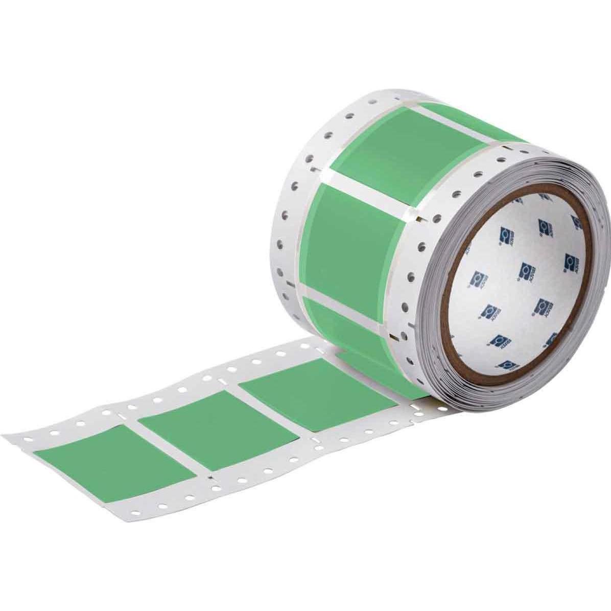 Brady, Etiketten, 3PS-1000-2-GR-S, B-342, Permasleeve, wärmeschrumpfd. Polyolefin, Grün, 50,8 x 42,16mm, für K
