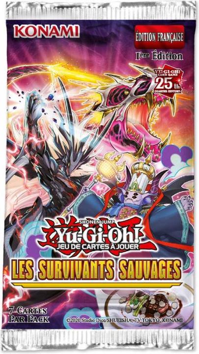 Actual product image Yu-Gi-Oh ! Wild Survivors BOOSTER (French, German, Booster Pack)