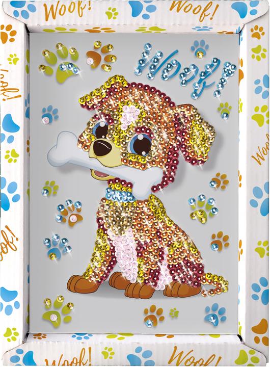 Actual product image Lansay Sequin Art Dog