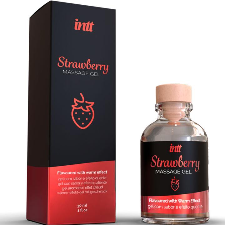 Produktbild Intt Strawberry Massage Gel - 30 ml (30 ml)