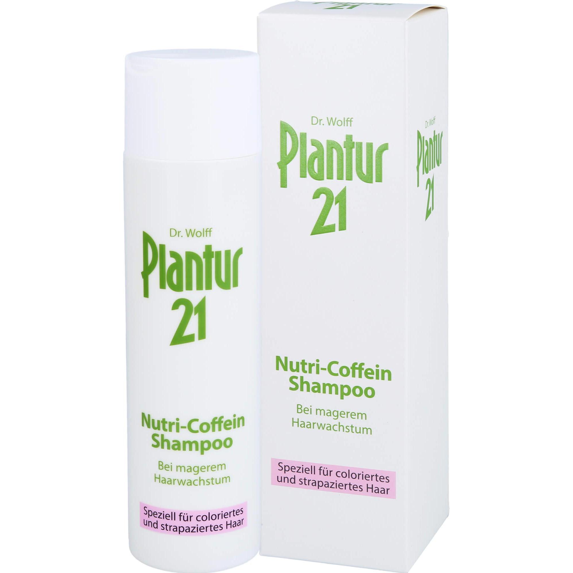 Thumbnail - Plantur 21, Shampoo, Nutri-Coffein Shampoo Speziell für coloriertes und strapaziertes Haar (250 ml, Flüssiges Shampoo)
