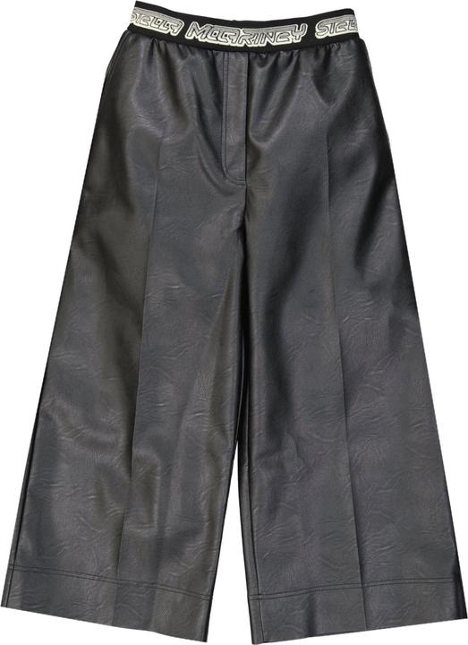 Actual product image Stella McCartney Cropped Leather Effect Pants (42)