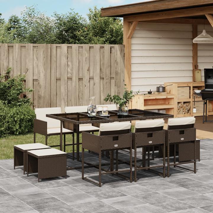 Produktbild vidaXL Garten Essgruppe (165 x 106 x 73 cm)