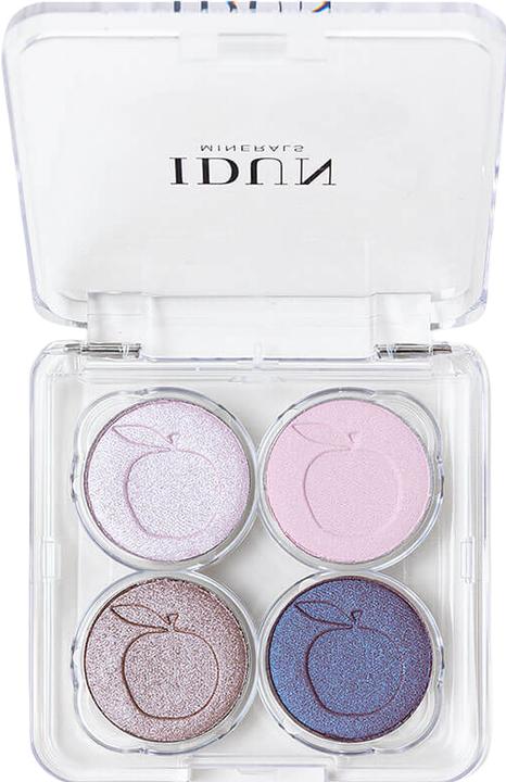 Actual product image IDUN Minerals Palette Eyeshadow Norrlandssyten (Purple, Pink, Brown)