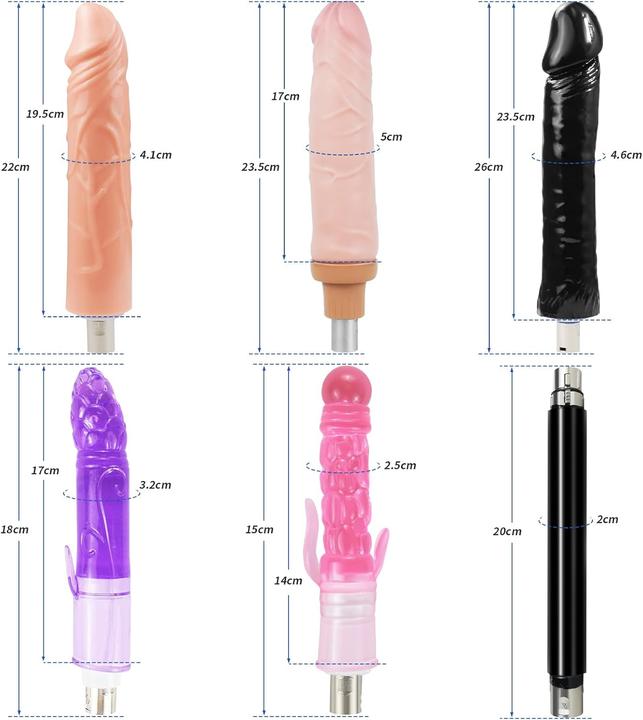 Actual product image Segook Automatische Stossmaschine mit 6 Dildo-Aufsätzen