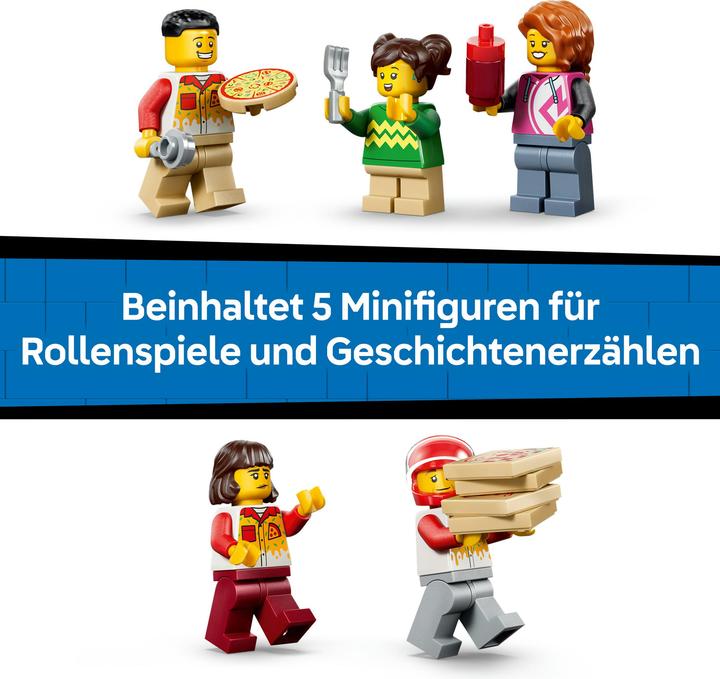 Produktbild LEGO Pizza-Liefererlebnis mit Fahrzeugen (60496)