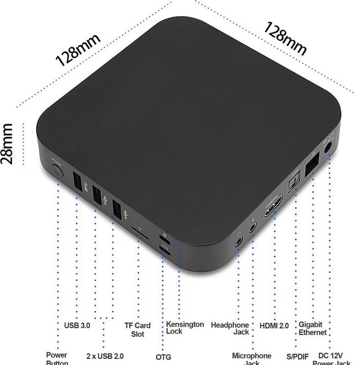 Produktbild Minix X35i Plus (ARM Cortex-A55, 2 GB, 32 GB, Mali-G52 2EE MC2)