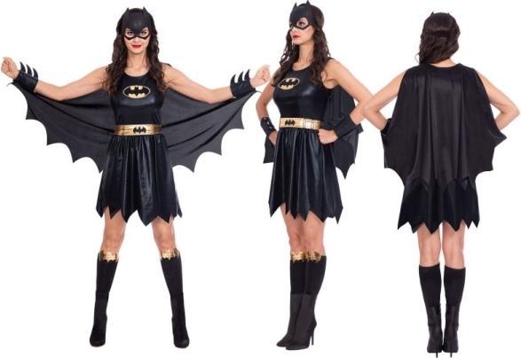 Produktbild Amscan Erwachsenenkostüm Batgirl Classic Grösse S (S)