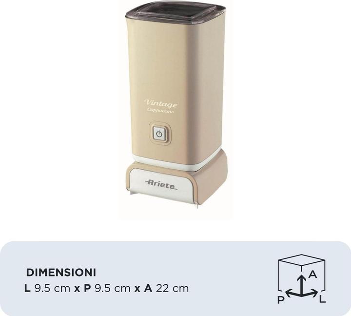 Produktbild Ariete 2878 Milchaufschäumer Vintage (250 ml)