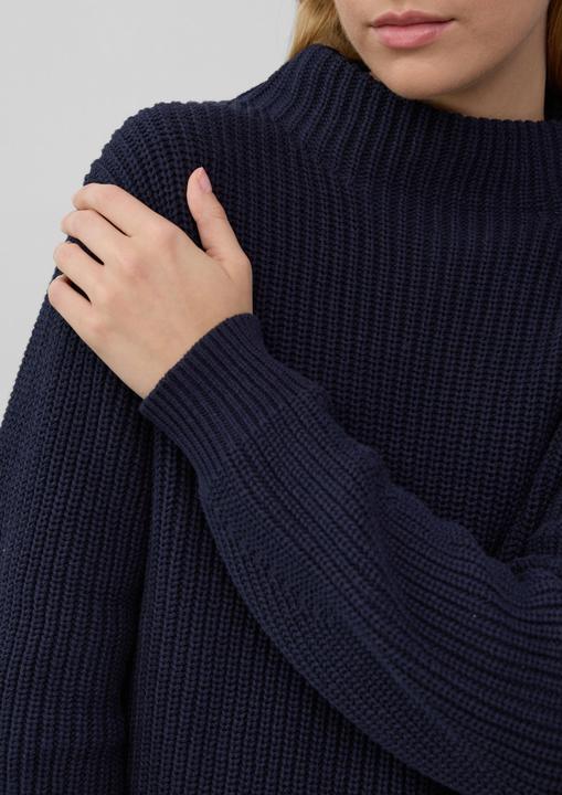 Produktbild s.Oliver Strickpullover Strickpullover mit weitem Arm und Turtleneck (40)