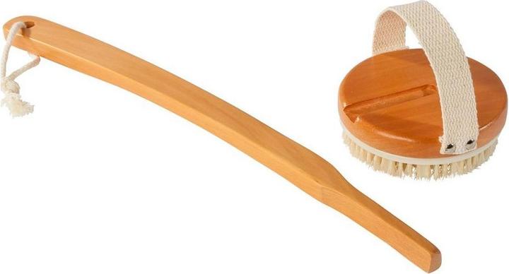 Produktbild Body Vital Badebürste mit abnehmbaren Kopf mit Wildschweinborsten