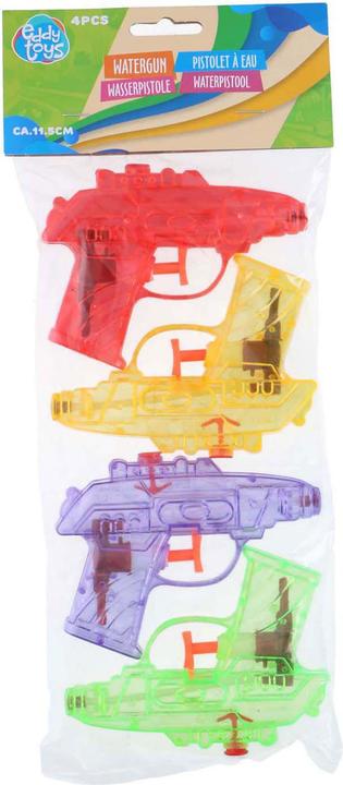 Eddy Toys Wasserpistole 4 Stk. 11,5cm PS/PP
