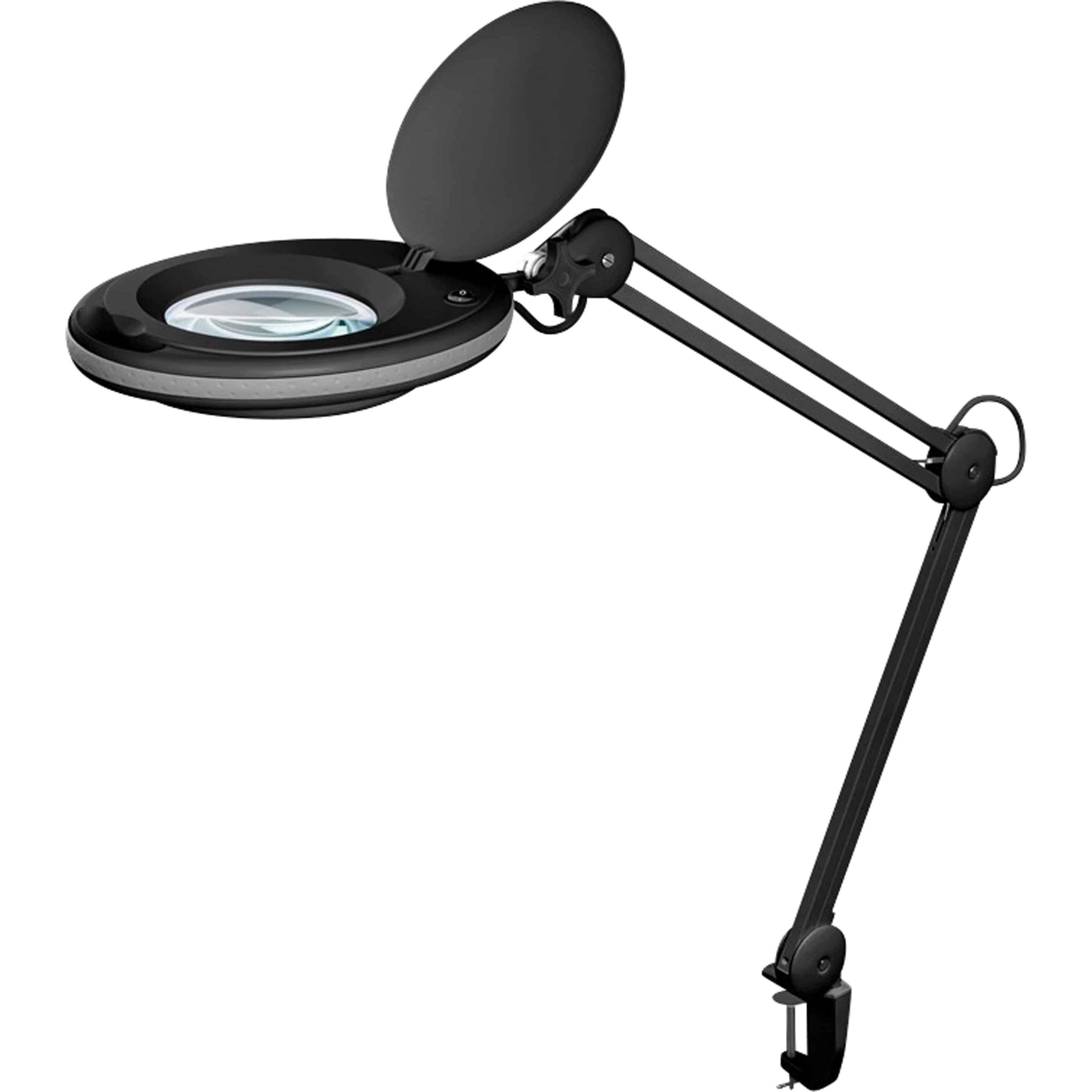 Goobay, Arbeitsleuchte, LED-Klemm-Lupenleuchte, 8 W, schwarz (650 lm)