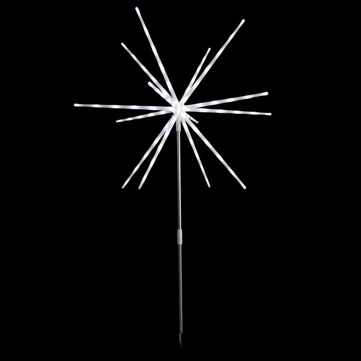 Actual product image Mojawo LED garden plug polar star cold white DIA 50xH95cm battery